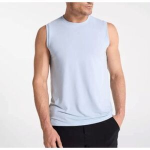 VRST Men's UV Protection 30+ Icon Tank Top Blue S